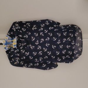 Rue21 Sheer Anchor Shirt